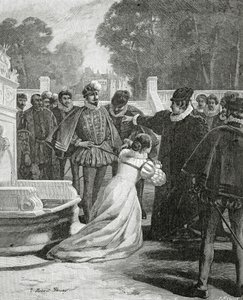 La Reine Élisabeth et le Comte de Leicester, XIXe siècle